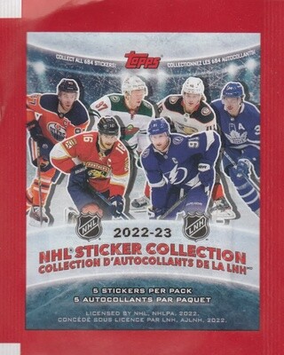 Topps NHL Sticker 22/23 Pack