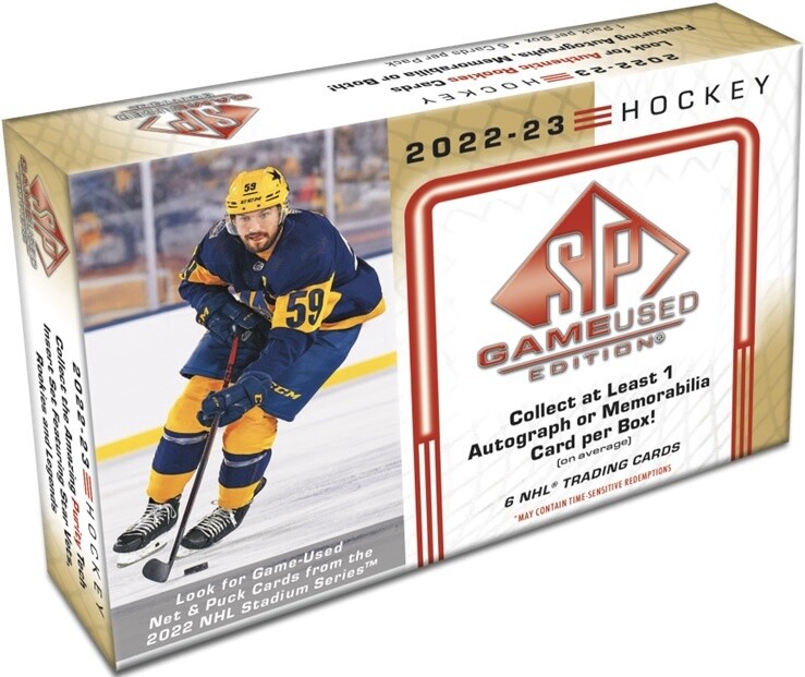 UD 2022-23 SP Game used hockey Hobby