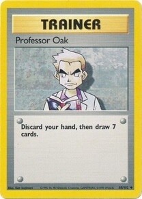 Professor Oak - 88/102 - Uncommon - Unlimited