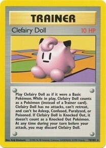 Clefairy Doll - 70/102 - Rare - Unlimited