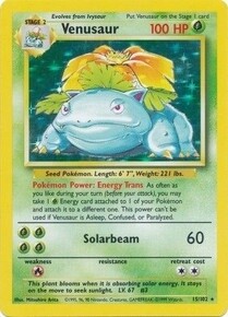 Venusaur - 15/102 - Rare - Unlimited