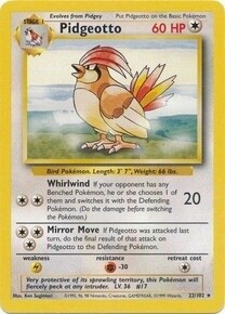 Pidgeotto - 22/102 - Rare - Unlimited