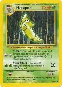Metapod - 54/102 - Common - Unlimited