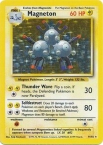 Magneton - 9/102 - Rare - Unlimited