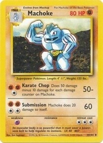 Machoke - 34/102 - Uncommon - Unlimited