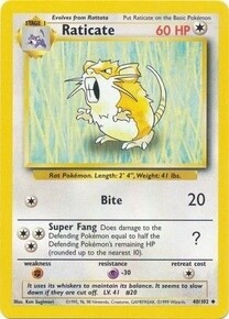 Raticate - 40/102 - Uncommon - Unlimited