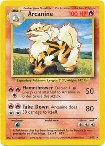 Arcanine - 23/102 - Uncommon - Unlimited