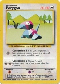 Porygon - 39/102 - Uncommon - Unlimited