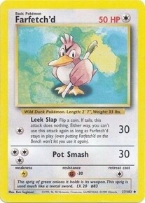 Farfetch&#39;d - 27/102 - Uncommon - Unlimited
