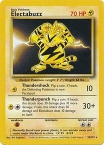 Electabuzz - 20/102 - Rare - Unlimited