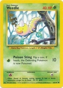 Weedle - 69/102 - Common - Unlimited