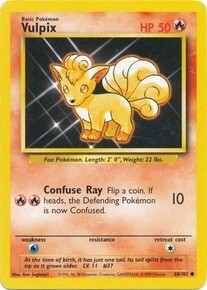 Vulpix - 68/102 - Common - Unlimited