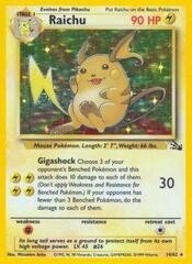 Raichu - 14/62 - Holo Rare - Unlimited Edition