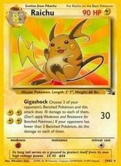 Raichu - 29/62 - Rare - Unlimited Edition