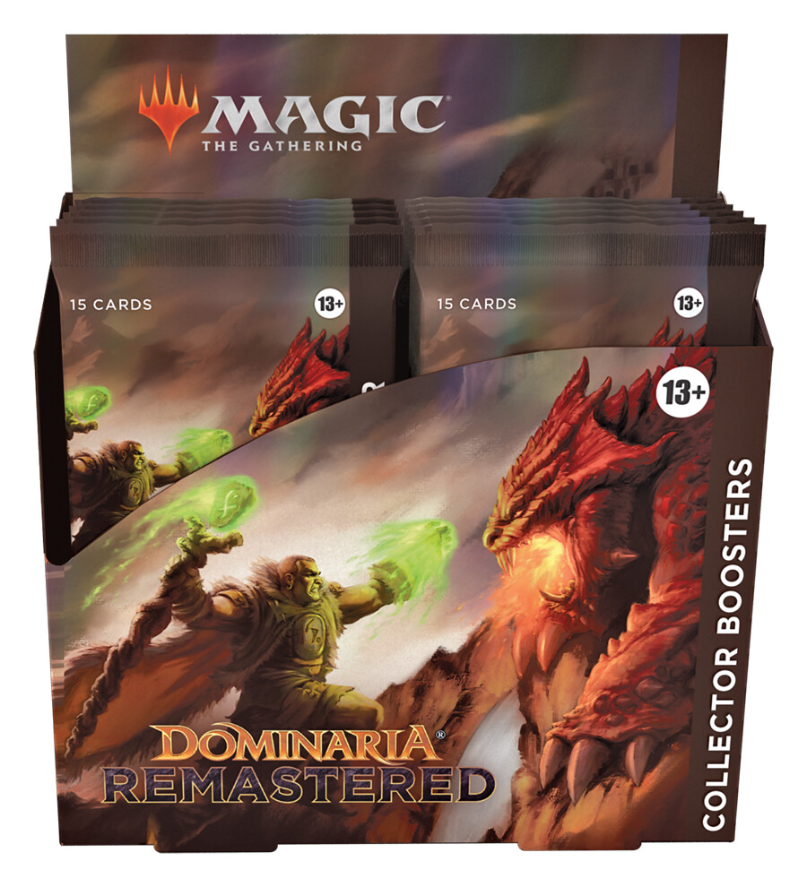 MTG Dominaria Remastered Collector Booster, Format D&#39;emballage: Boite (12 Paquets)