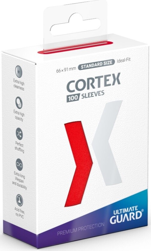 UG Sleeves Cortex Standard Glossy Red