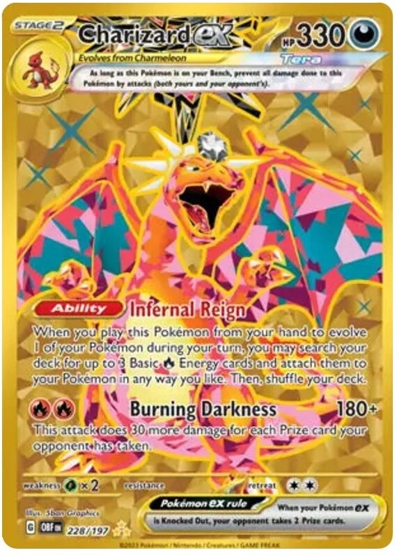Charizard EX - Scarlet &amp; Violet Obsidian flames 228/197