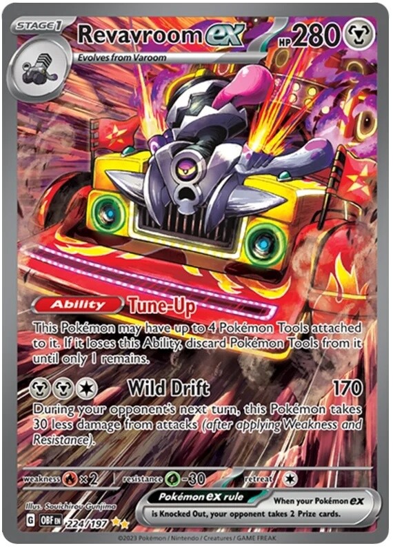 Revavroom EX - Scarlet &amp; Violet Obsidian flames 224/197