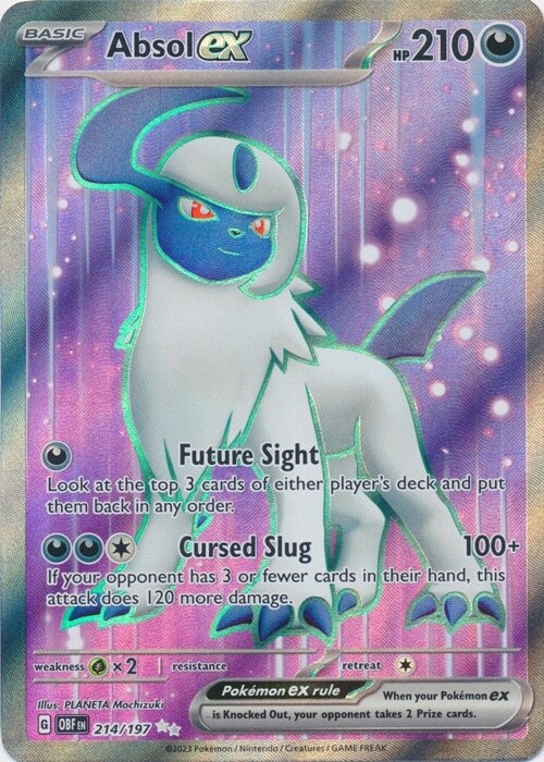 Absol ex - Scarlet &amp; Violet Obsidian flames 214/197