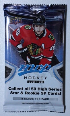 UD 2021-22 MVP Hockey Hobby
