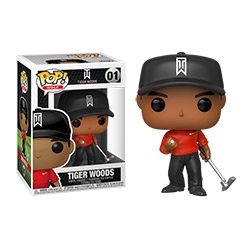 POP Golf Tiger Woods Red Shirt 01