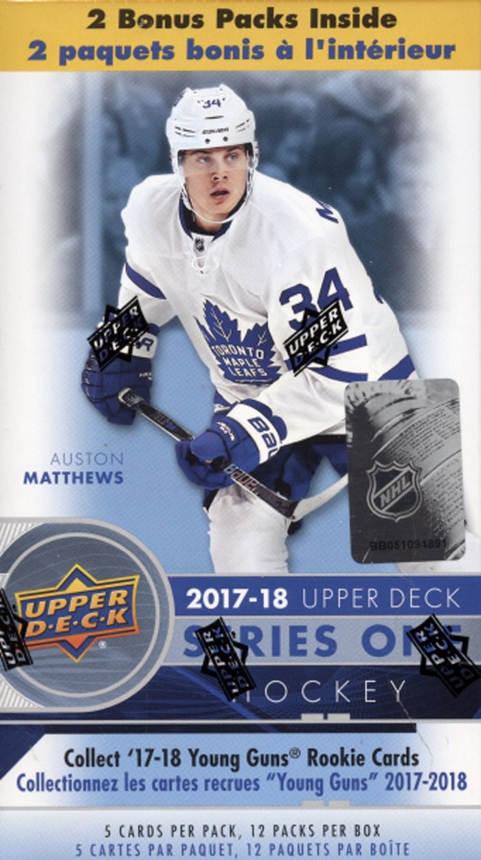 2018 UD HOCKEY SERIES 1 BLASTER