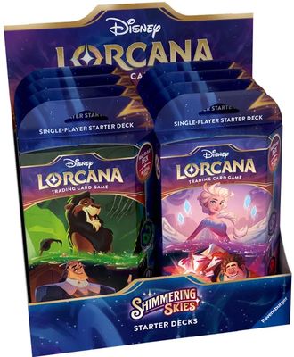 DISNEY LORCANA SHIMMERING SKIES STARTER DISPLAY