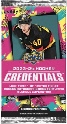 UD 2023-24 Credentials hockey Hobby