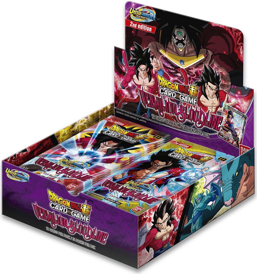DBS 11 UNISON WARRIORS 2 VERMILION BST 2ND EDITION, Format D&#39;emballage: Boite (24 Paquets)