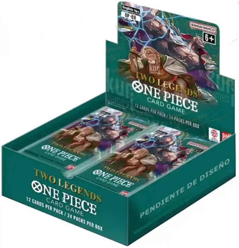 ONE PIECE CG OP-08 TWO LEGENDS BOOSTER, Format D&#39;emballage: Boite (24 Paquets)