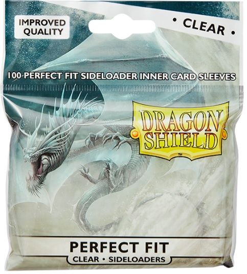 DRAGON SHIELD SLEEVES PERFECT FIT  SIDELOADER CLEAR