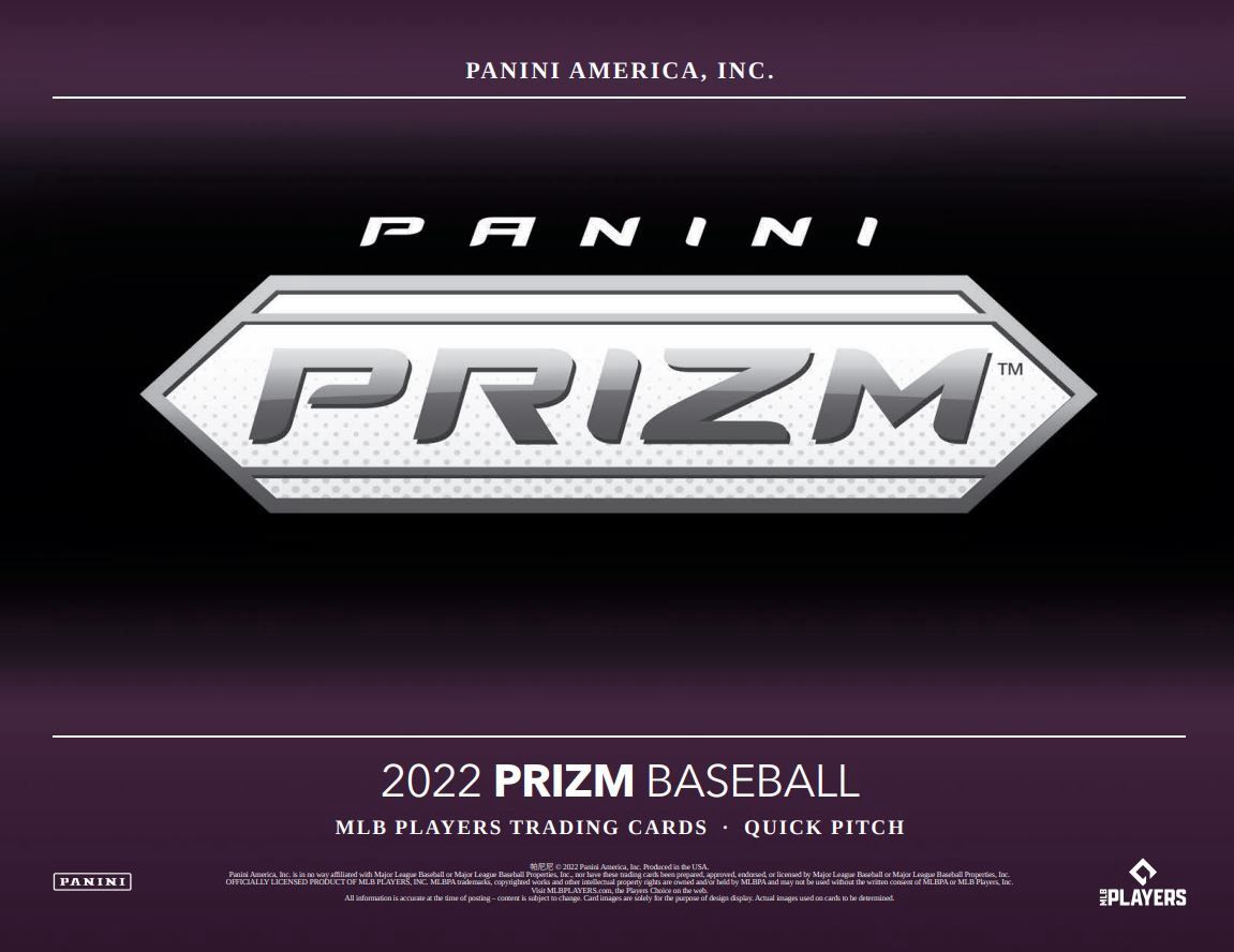 PANINI PRIZM QUICK PITCH BASEBALL 2022