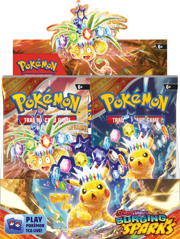 Scarlet &amp; Violet: Surging sparks Booster box, Format D&#39;emballage: Boite (36 Paquets)