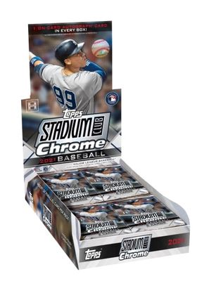 TOPPS STADIUM CLUB CHROME BASEBALL 2021