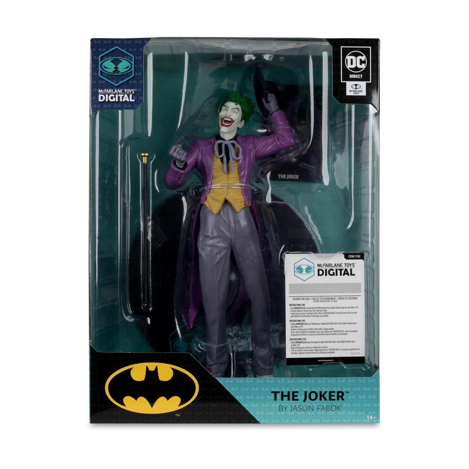 DC MCFARLANE DIGITAL 12&quot; - THE JOKER BY JASON FABOK