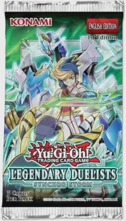YGO LEGENDARY DUELISTS: SYNCHRO STORM, Format D&#39;emballage: Paquet (5 Cartes)