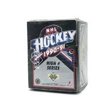 UD 1990-91 Hockey High number series