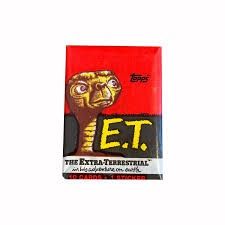 1982 E.T. Extra Terrestrial Trading Cards Original Pack