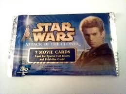 2002 Topps Star Wars Attack of the Clones Trading Card Pack