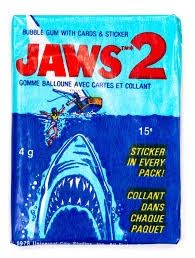Jaws 2 Movie Trading Card Box O-Pee-Chee 1978 Vintage Pack