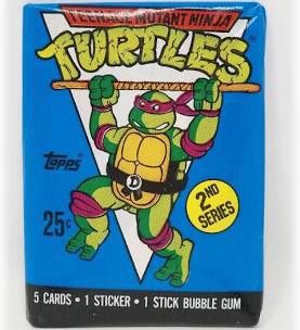 Topps - TMNT 2nd series (Wax pack)