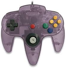 CONTROLLER N64 (TRANSLUCENT PURPLE)