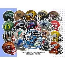 2024 GOLD RUSH AUTO MINI HELMETS FOOTBALL SERIES 7