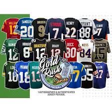 2025 GOLD RUSH AUTOGRAPHED FOOTBALL JERSEY SERIES 1