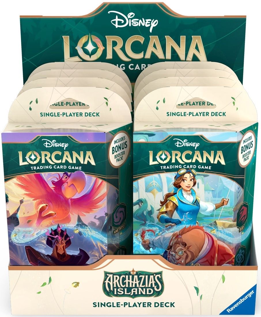 DISNEY LORCANA ARCHAZIA’S ISLAND STARTER DISPLAY 8CT