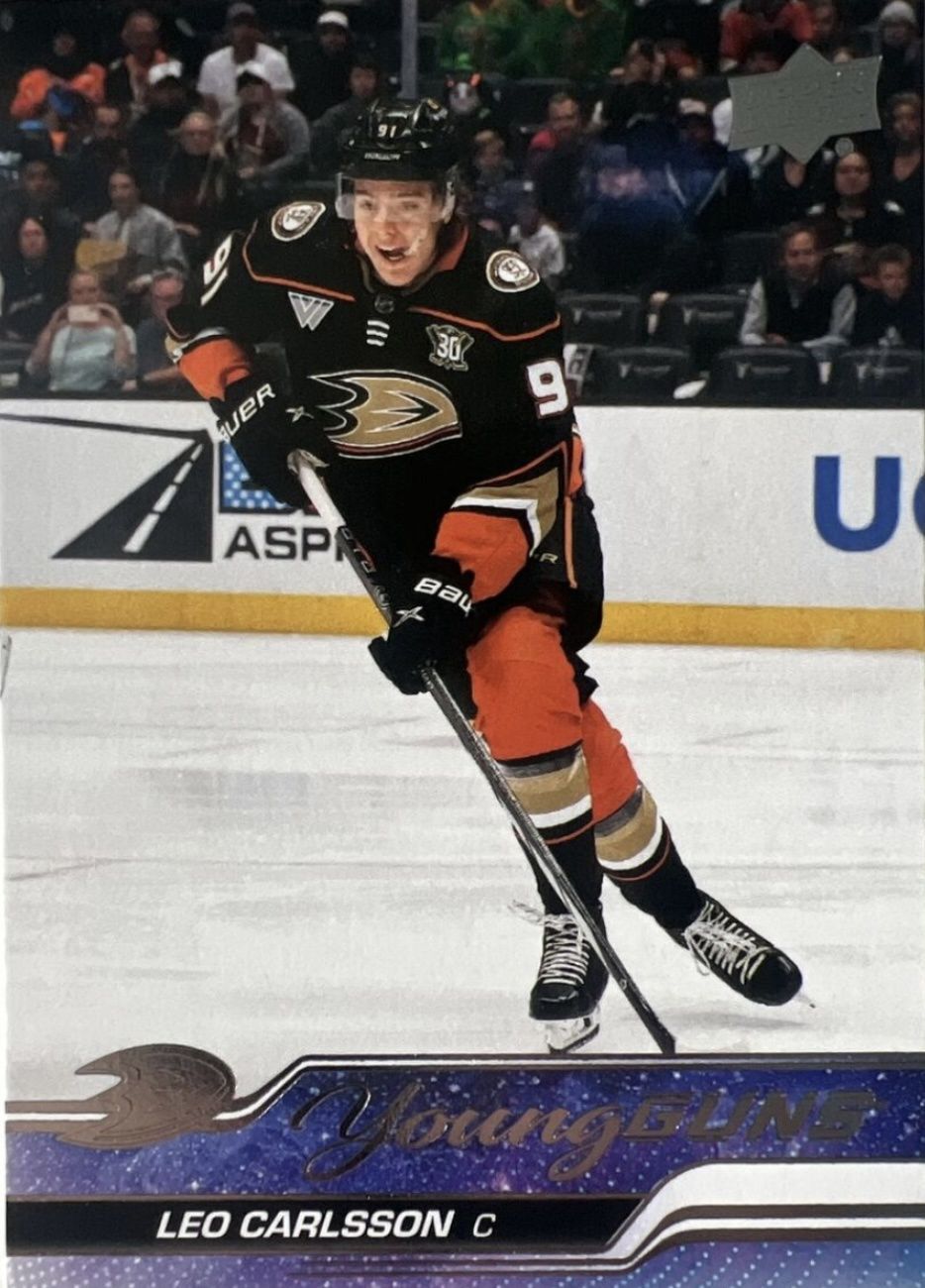 Leo Carlsson - 2023-24 UD Series two Young guns #468