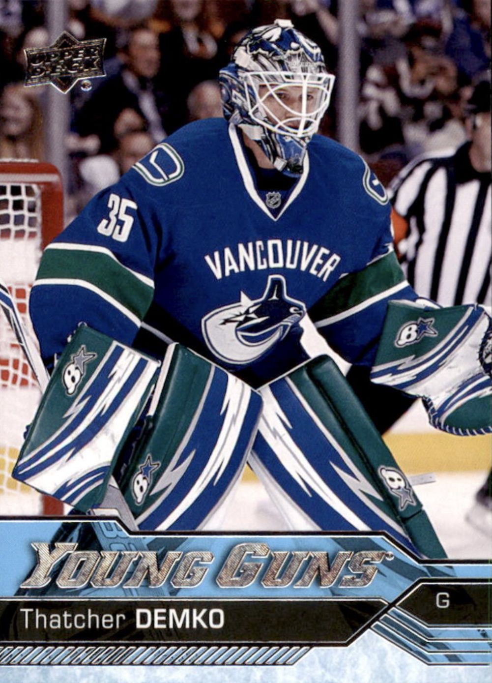 Thatcher Demko - 2016-17 UD Series two Young guns #472