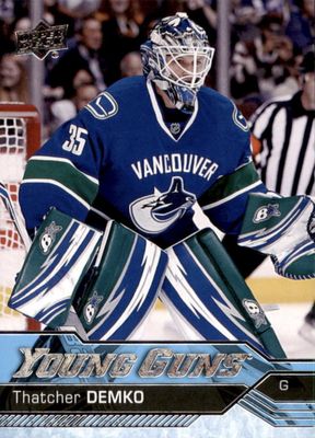 Thatcher Demko - 2016-17 UD Series two Young guns #472