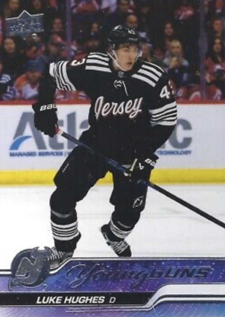 Luke Hughes - 2023-24 UD Series one Young guns #248