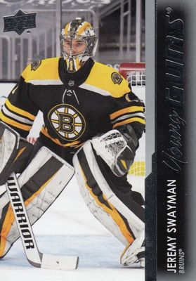 Jeremy Swayman - 2021-22 UD Series one Young guns #226